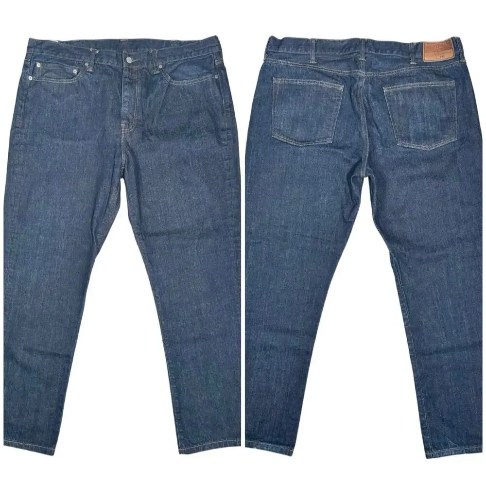 J. Crew | Men | 770 Slim Straight Indigo Japanaese Kaihara Denim Jeans | 38x32